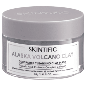 Cek Halal Skintific Alaska Volcano Clay Deep Pores Cleansing Clay Mask BPOM