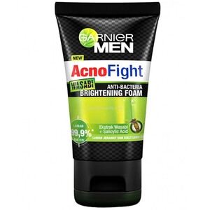 Garnier Men Acnofight - Wasabi Anti - Bacteria Brightening Foam