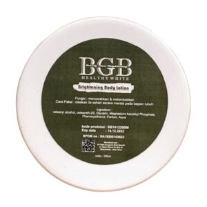 BGB brightening body lotion