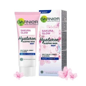 Apakah Garnier Skin Naturals Sakura Glow Hyaluron Sleeping Mask Night ...