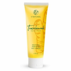 V Natural Brightening Facial Foam With Temulawak Extract