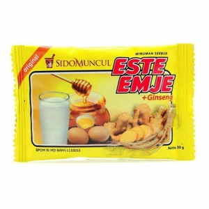 Cek Halal Este - Emje Minuman Serbuk Mengandung Susu Rasa Original BPOM