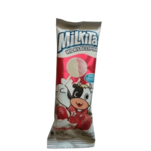 Cek Halal Milkita Permen Susu Lollipop Rasa Stroberi BPOM