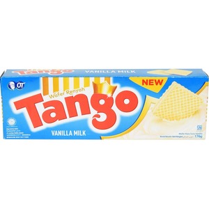 Cek Halal Tango Wafer Rasa Susu Vanila BPOM