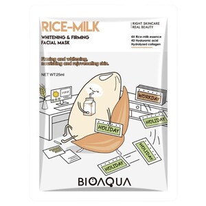 Bioaqua Rice-Milk Whitening & Firming Facial Mask