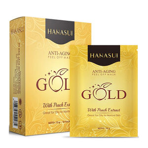 Hanasui Anti Aging Peel off Mask Gold