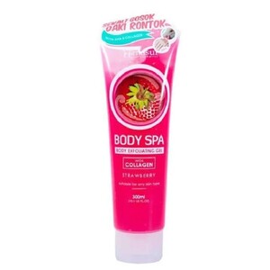 Hanasui Body Spa Body Exfoliating Gel Strawberry With Collagen