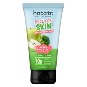 Herborist Juice For Skin Face Scrub Apple & Broccoli Extracts