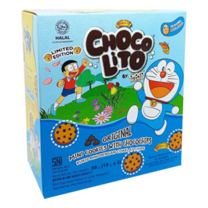 Cek Halal Chocomania - Chocolito Kukis Mini Cokelat Dengan Cokelat Chips BPOM