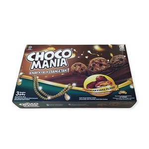 Cek Halal Chocomania Kukis Dengan Butiran Cokelat (Chocochips, Rich Chocolate, Sweet Date Cookies) BPOM