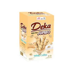 Cek Halal Deka Wafer Roll Rasa Kopi Putih (White Coffee) BPOM