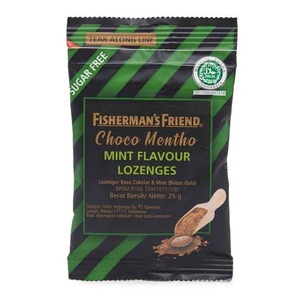 Cek Halal Fishermans Friend Lozenges Rasa Cokelat & Mint (Choco Mentho Mint Flavour Lozenges) BPOM