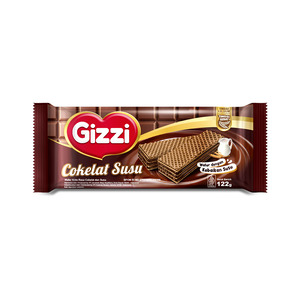 Cek Halal Gizzi Wafer Krim Rasa Cokelat Dan Susu BPOM