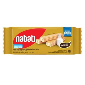 Cek Halal Nabati White Wafer Krim Susu Vanila BPOM