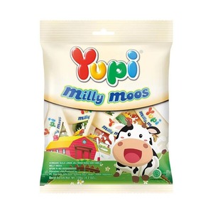 Cek Halal Yupi Kembang Gula Lunak Jeli Rasa Susu Dan Vanila - Milly Moos BPOM