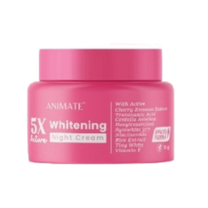 Animate 5X Active Whitening Night Cream