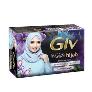 Giv White Hijab Bar Soap Saffron & Niacinamide