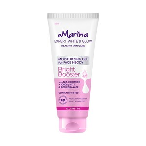 Marina Expert White & Glow Moisturizing Gel for Face & Body - Bright Booster Pome