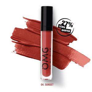 OMG Oh My Glam Matte Kiss Lip Cream 04 Sunset