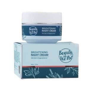 Beauty in the Pot Brightening Night Cream with Kiwi & Gingseng Extract