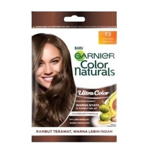 Garnier Color Naturals Ultra Color - Gel Pewarna 7.3 Golden Brown