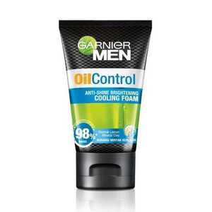 Garnier Men Turbo Light Oil Control Anti - Shine Brightening Cooling Foam