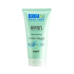 Hadalabo Tamagohada Mild Peeling Make Up Remover Face Wash