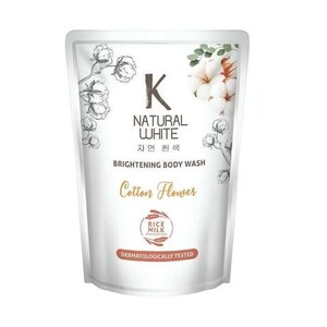 K Natural White Body Wash Cotton Flower