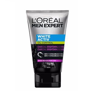 L`Oreal Men Expert White Activ Oil Control Charcoal Brightening Scrub