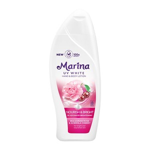 Marina UV White Hand & Body Lotion - Bright & Fresh