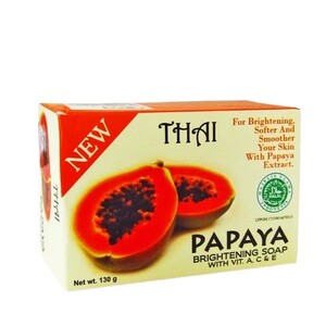 Thai New Brightening Papaya Soap With Vitamin A,C,E & Niacinamide