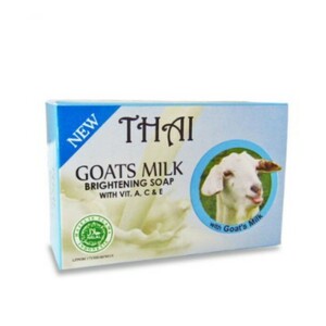 Thai New Goat's Milk Brightening Soap With Vitamin A,C,E & Niacinamide