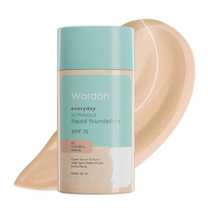 Wardah Everyday Luminous Liquid Foundation 01 Natural White