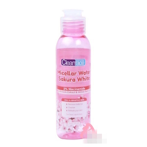 Cleanface Micellar Water Sakura White