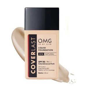 OMG Oh My Glam Coverlast Liquid Foundation 41 W Sand