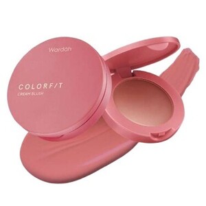 Wardah Colorfit Cream Blush 02 Merry Mauve